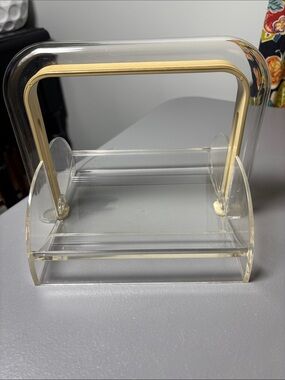RARE MCM Vintage Rede Guzzini Luigi Massoni Space Age Napkins Holder